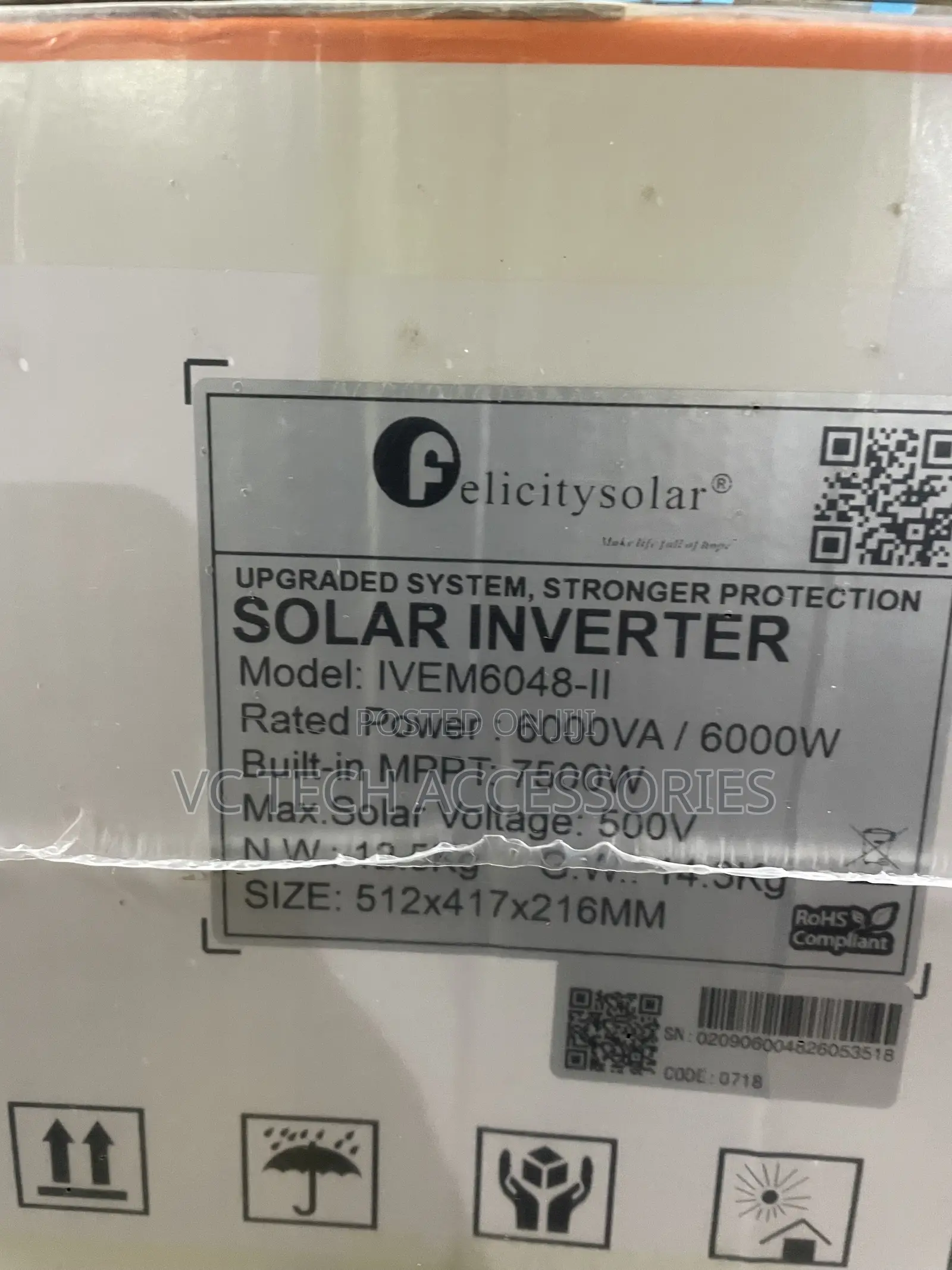 Felicity Hybrid Inverter 6kva