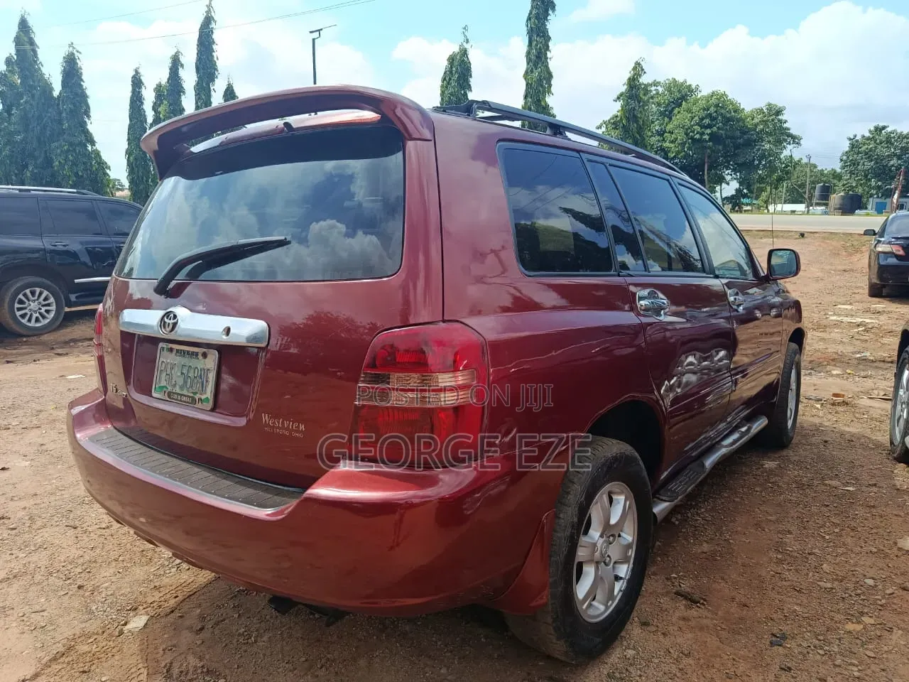 Toyota Highlander 2004 Red