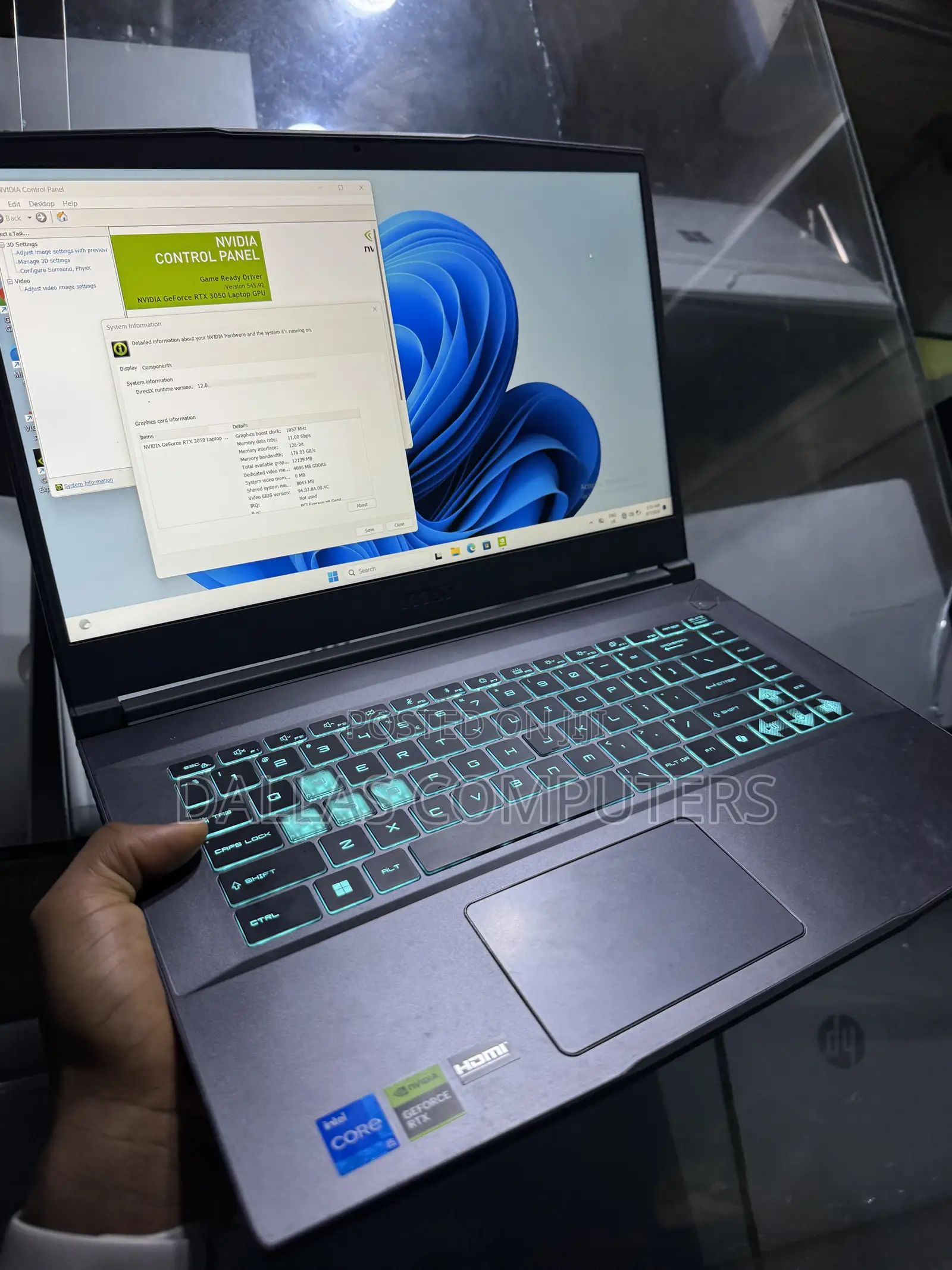 Laptop MSI 16GB Intel Core i5 SSD 512GB
