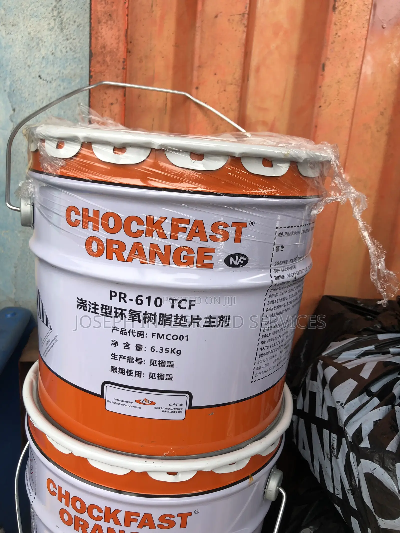 Chockfast Orange PR-610 TCF Epoxy Resin Chocking Compound