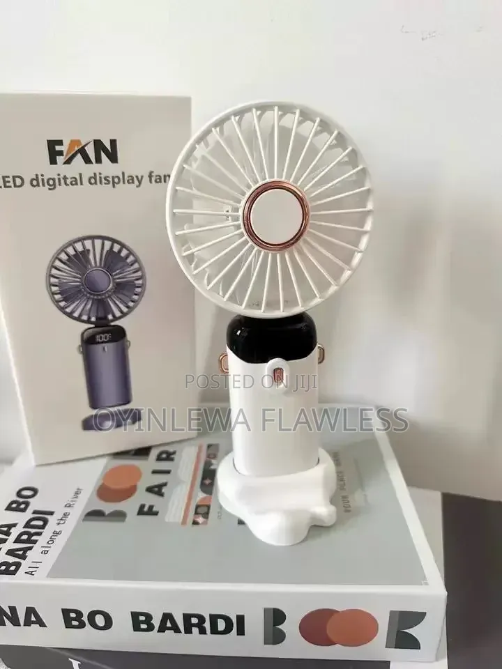 High-Power Mini Handheld Air Cooler Rechargeable Fan