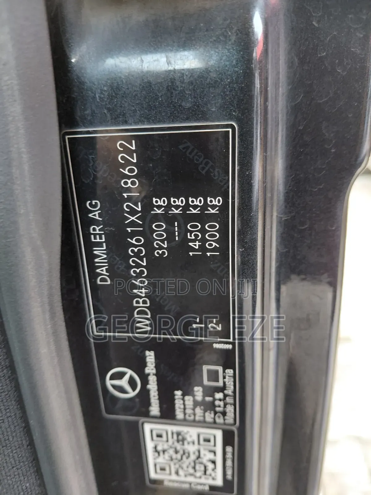 Mercedes-Benz G-Class 2015 Black