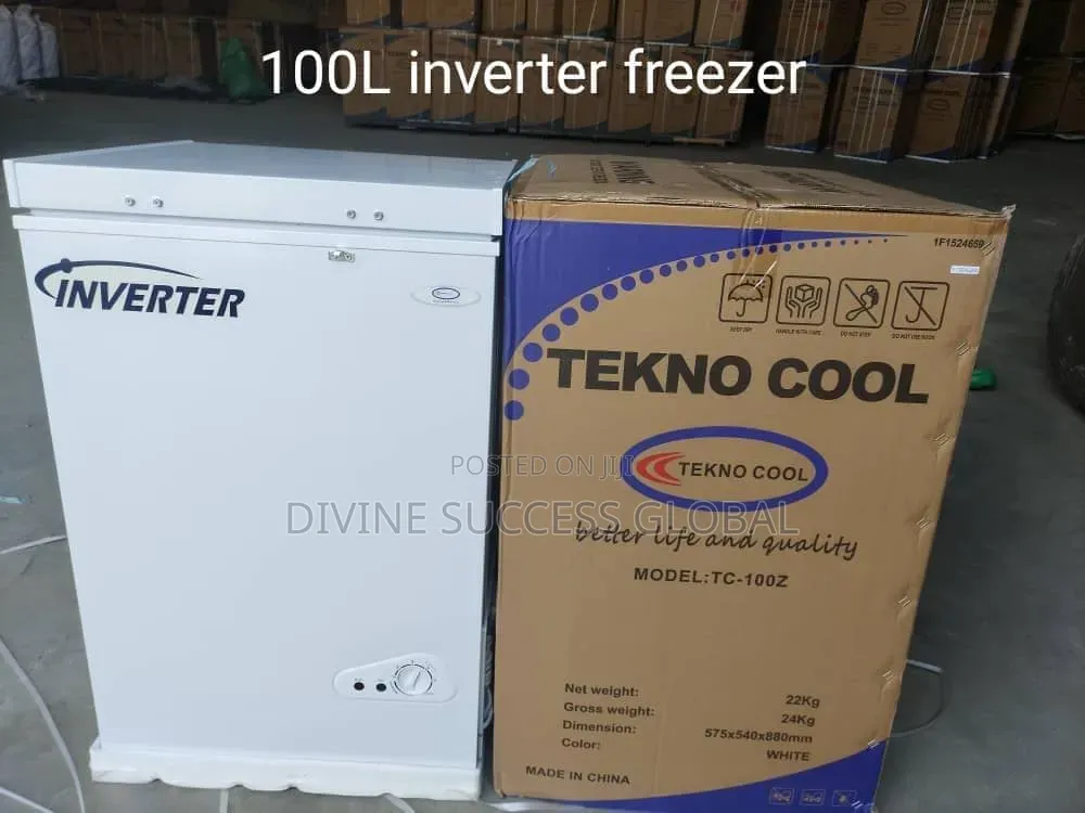 Tekno Cool Inverter Chest Freezer 100 Liters