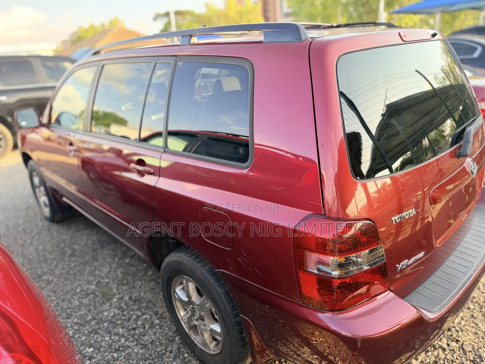 Toyota Highlander V6 2006 Red