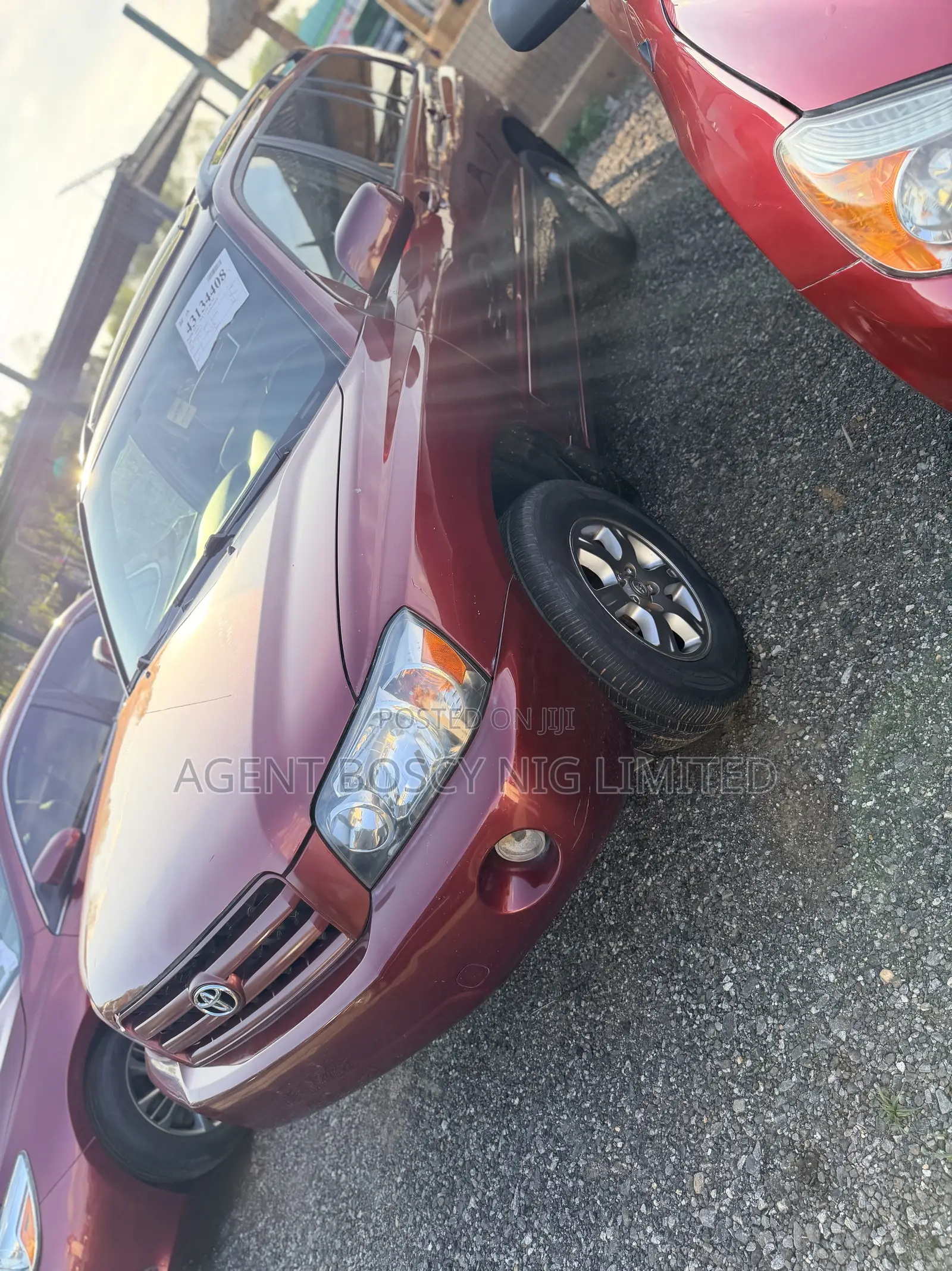 Toyota Highlander V6 2006 Red