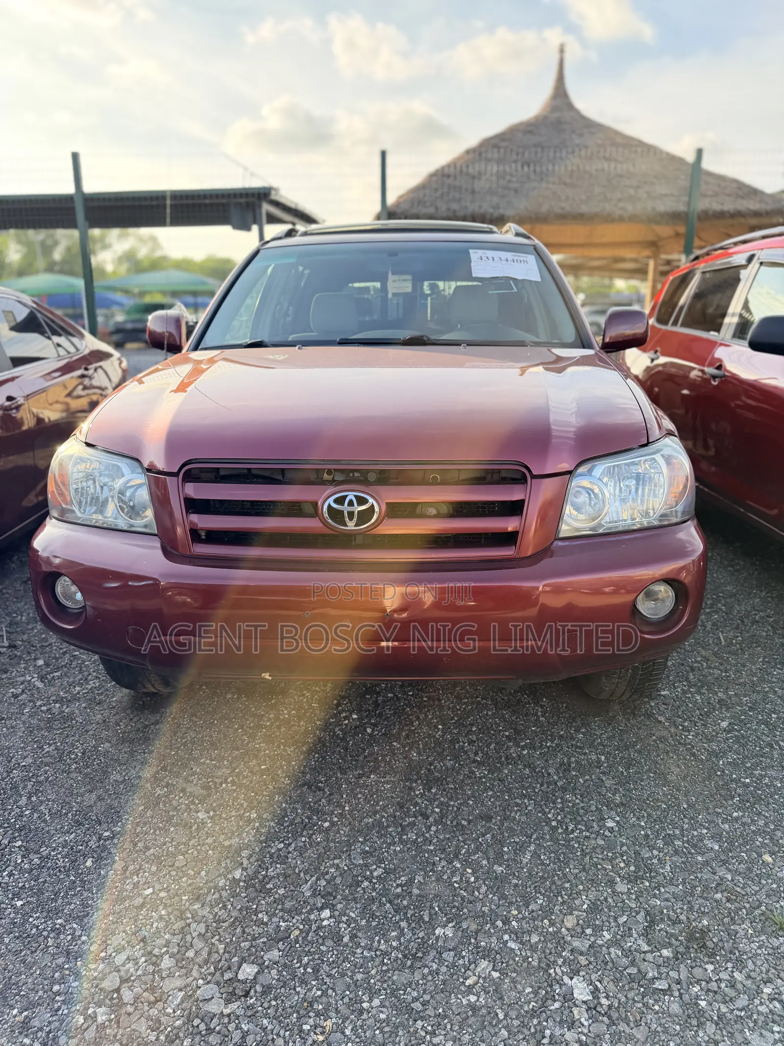 Toyota Highlander V6 2006 Red
