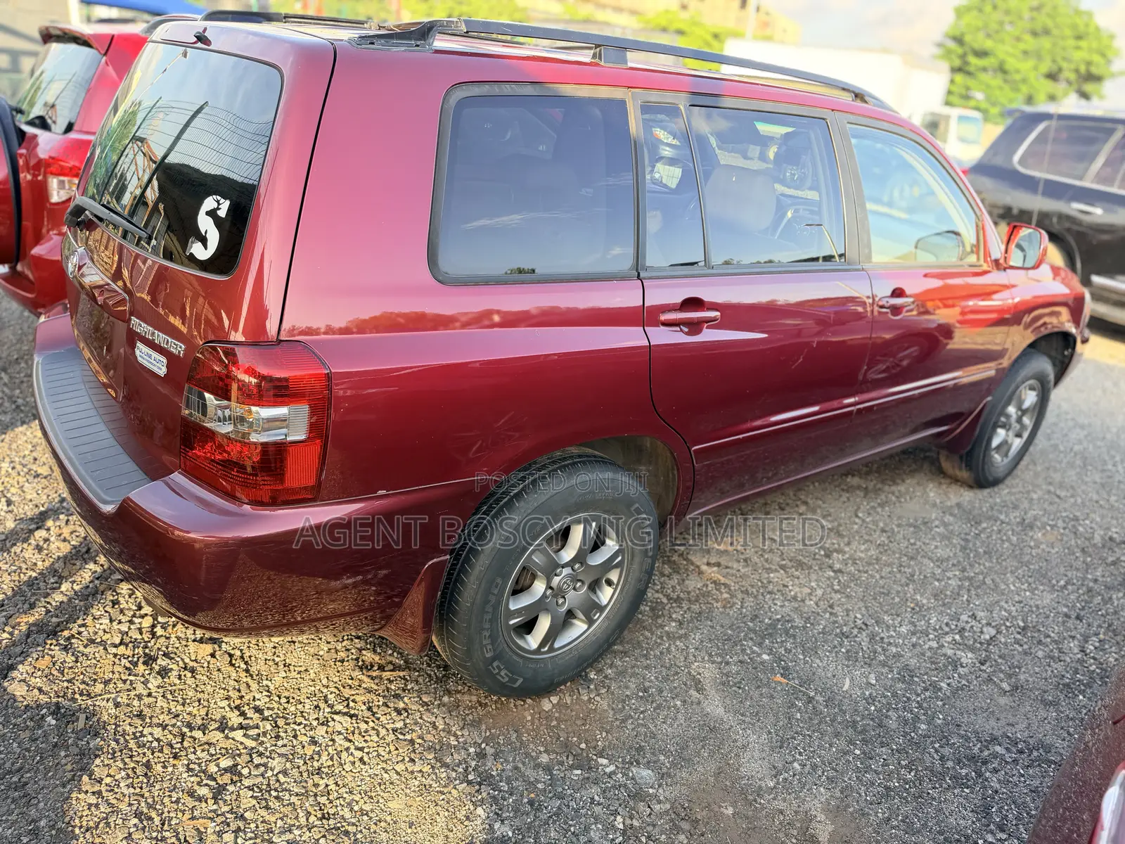Toyota Highlander V6 2006 Red