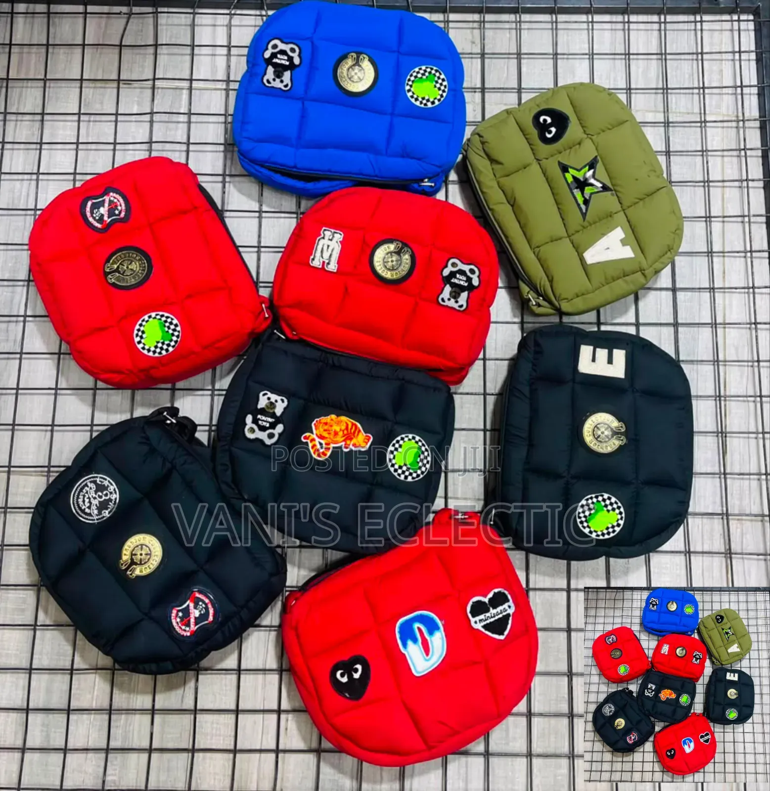 Puffer Crossbody Sling Bags
