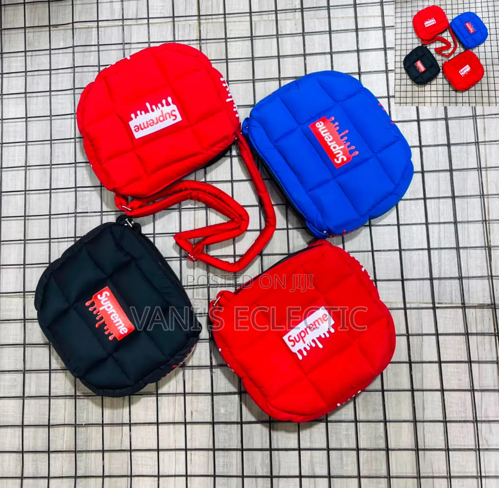 Puffer Crossbody Sling Bags