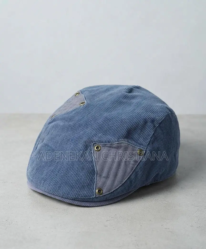 Classic Denim Flat Cap – Stylish Men’s Newsboy Cap