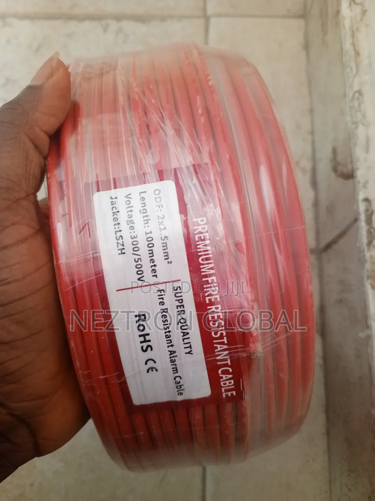 100mtrs Fire Resistance Alarm 🚨 Cable(ODF:2x1.5mm