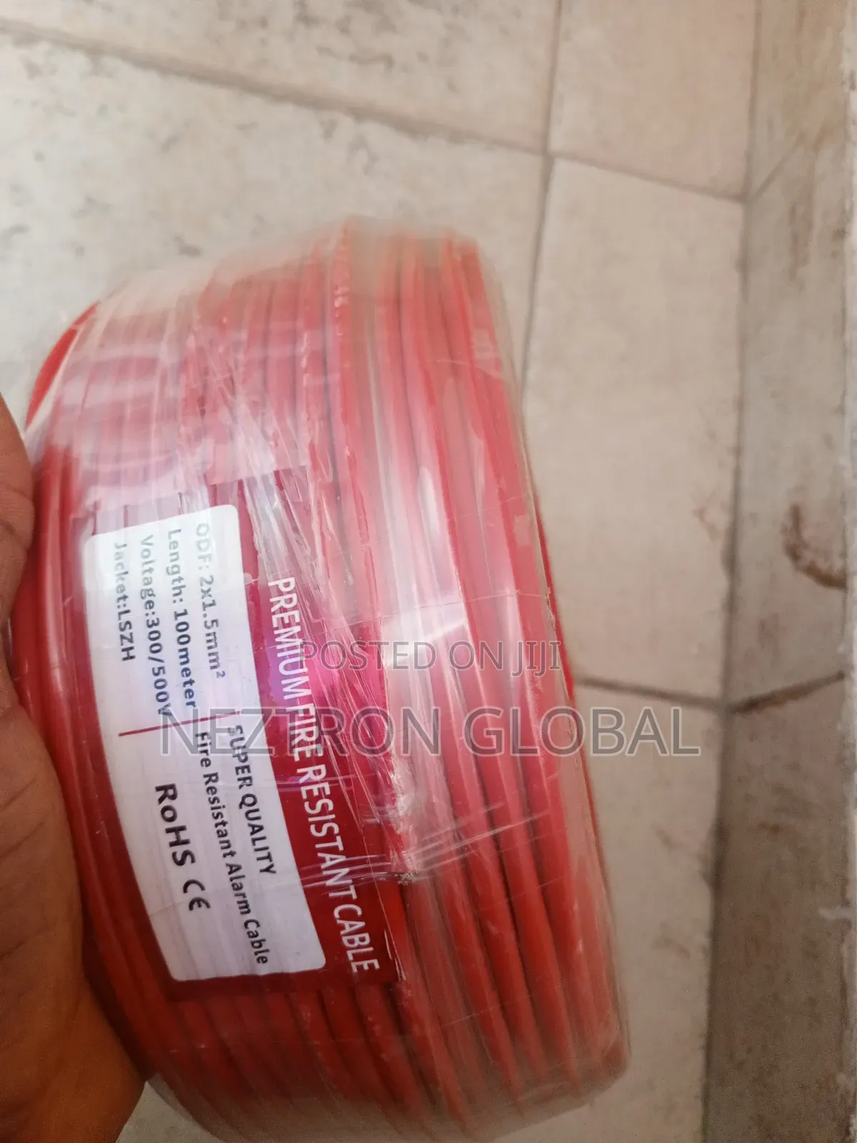 100mtrs Fire Resistance Alarm 🚨 Cable(ODF:2x1.5mm