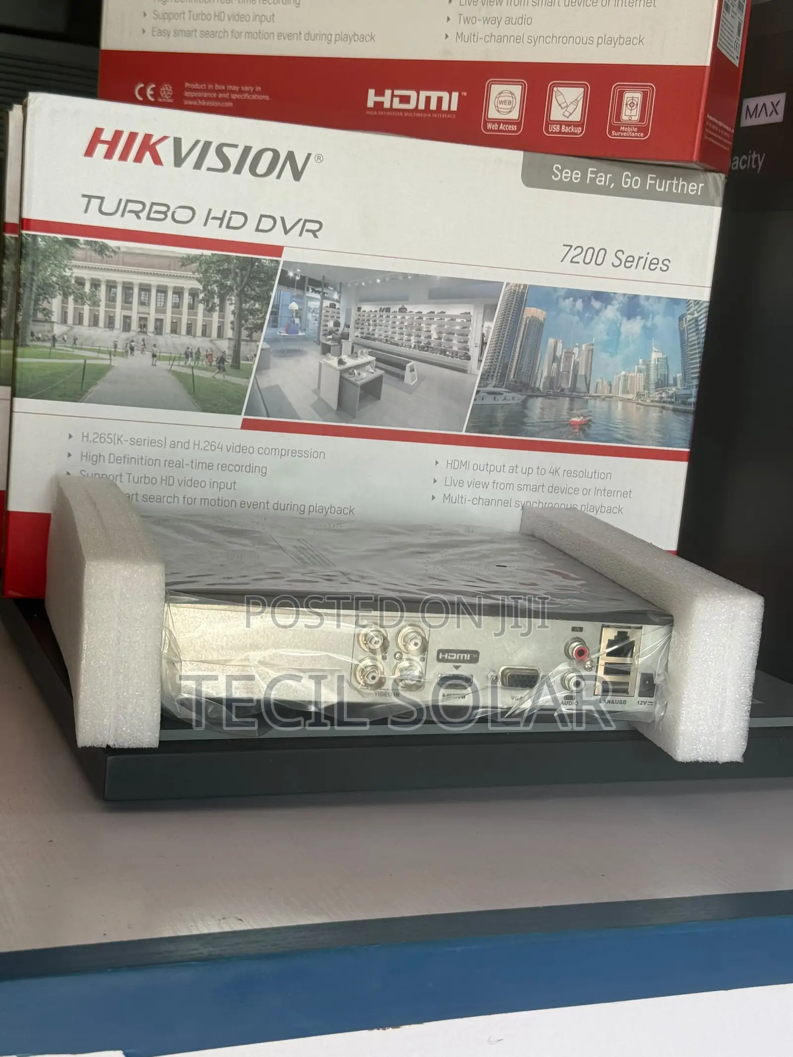 Hikvision 4-Channel Turbo HD DVR (7200 Series) - 2MP