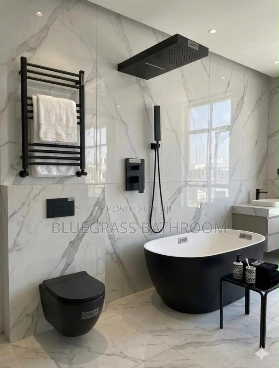 Black Conceal Water Closet