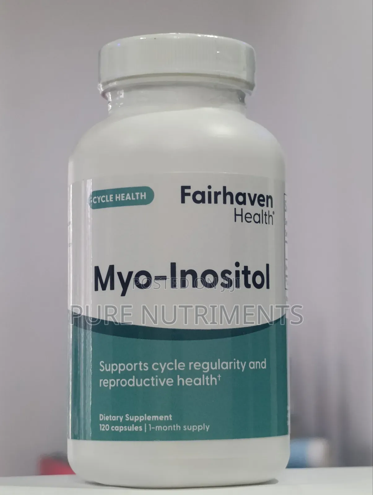 Fairhaven Myo-Inositol 2000mg 120 Caps_ Hormonal Balance Fertility