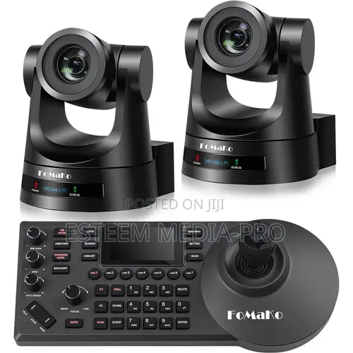 FoMaKo BH302 HDMI PTZ 2-Camera Bundle With 30x Zoom + PTZ Controller