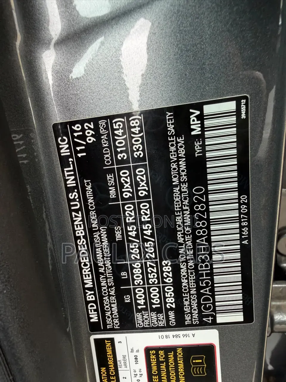 Mercedes-Benz GLE-Class 2017 Gray