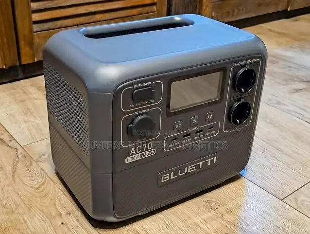 BLUETTI AC70P 1000W Solar Generator – Smart Backup Power Solution