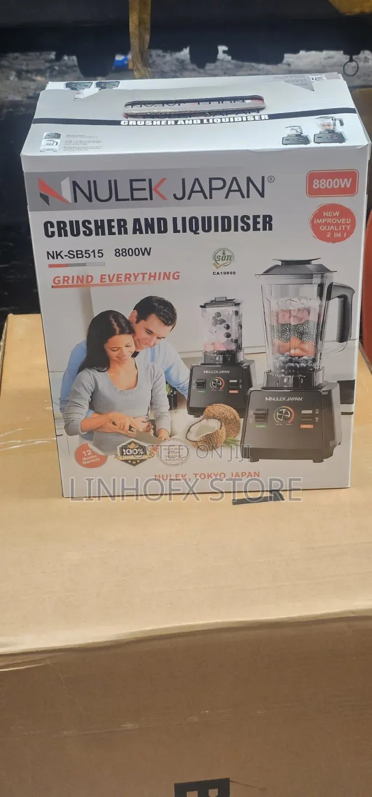 2in1Nulek Japan Crusher and Liquidiser(8800w)