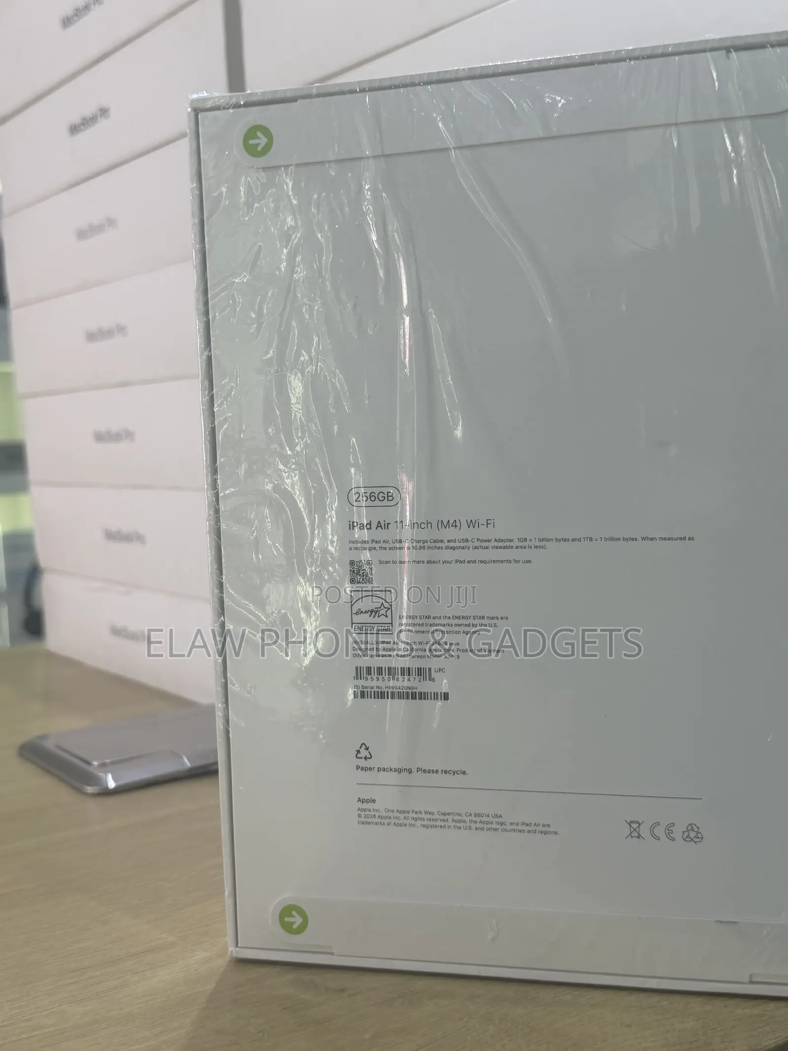 New Apple iPad Air 256 GB Blue