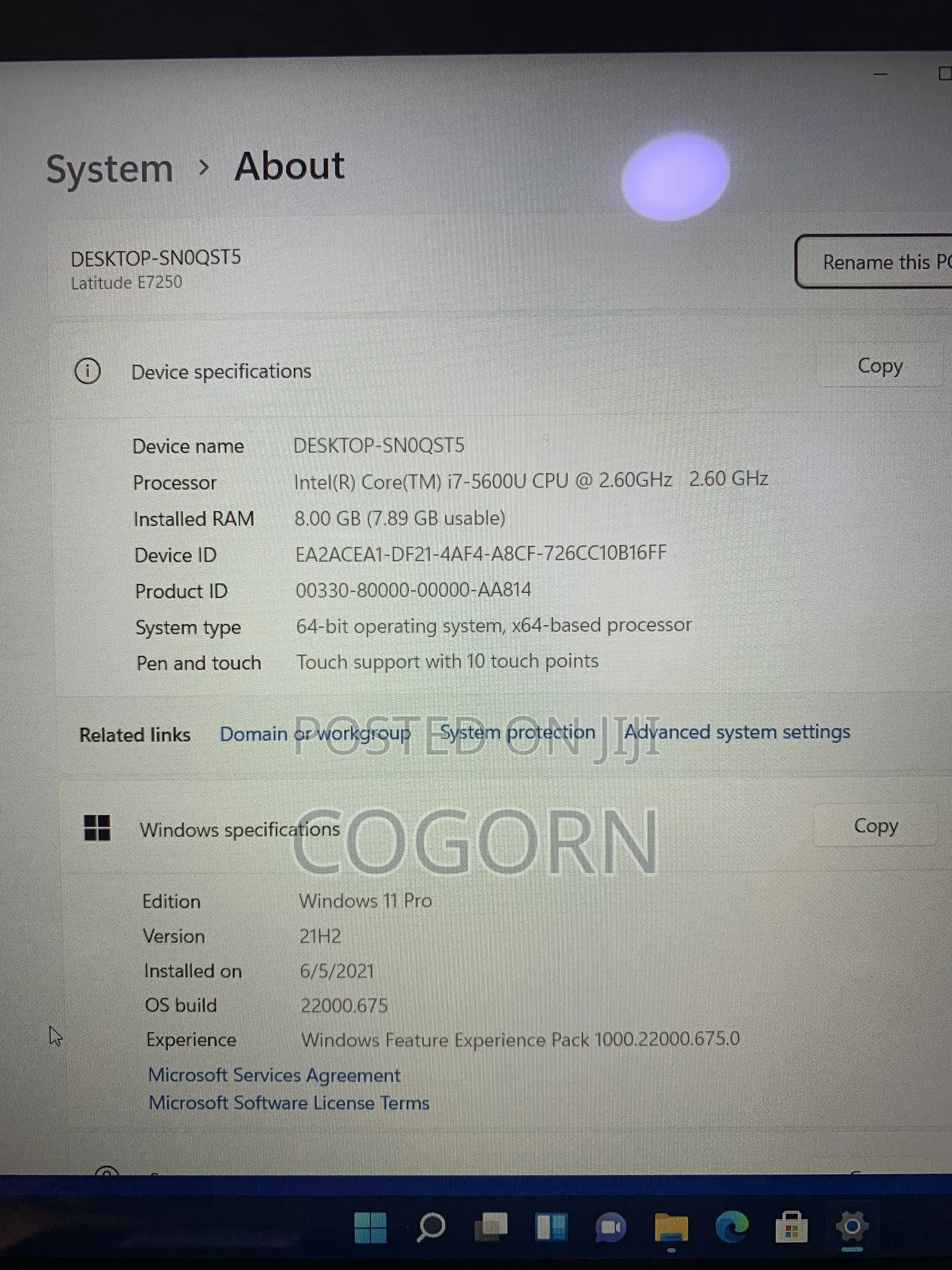 Laptop Dell Latitude 12 7250 8GB Intel Core i7 SSD 256GB