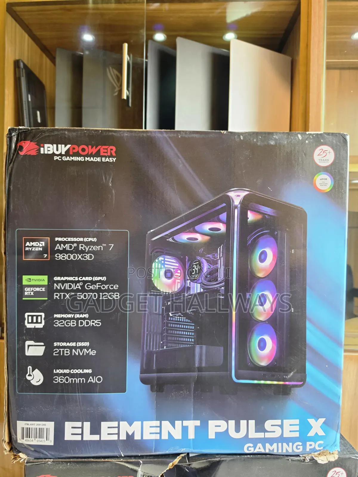 New Desktop Computer iBUYPOWER 32GB AMD Ryzen 7 SSD 2T