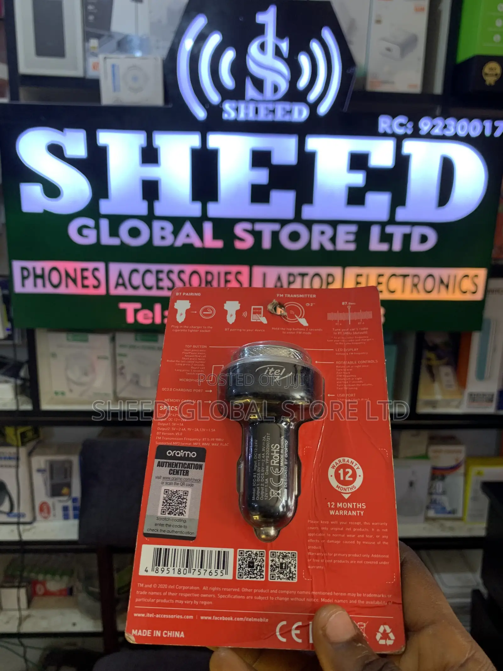 Itel Car Charger