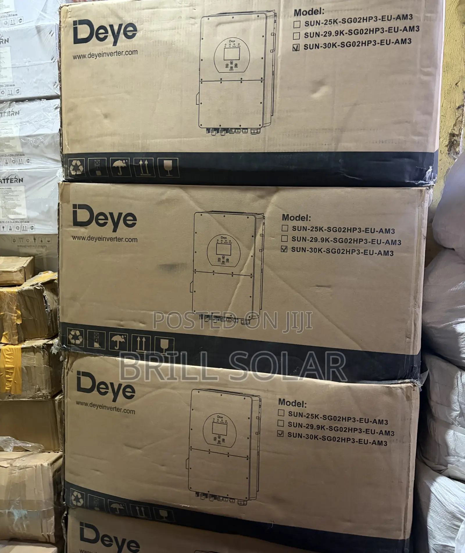 30kVA Deye High-Voltage Hybrid Inverter (SG02HP3-EU-AM3)
