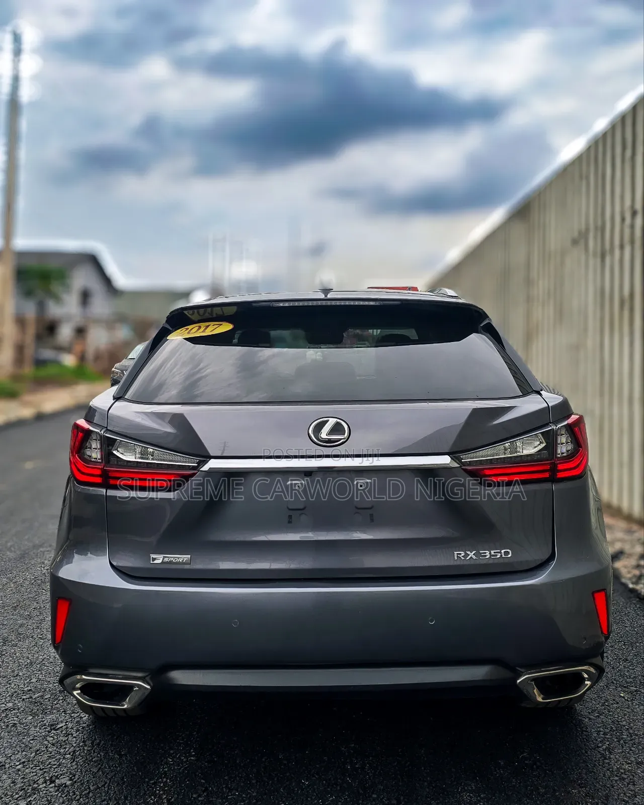 Lexus RX 350 F Sport AWD 2017 Gray