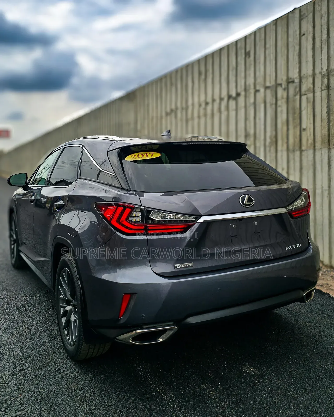 Lexus RX 350 F Sport AWD 2017 Gray