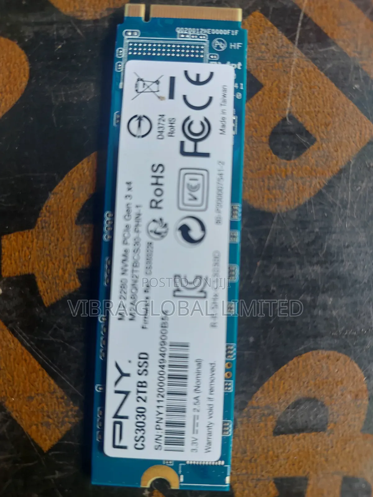 2TB PNY NVMe M.2 2280 PCIe Gen 3x4