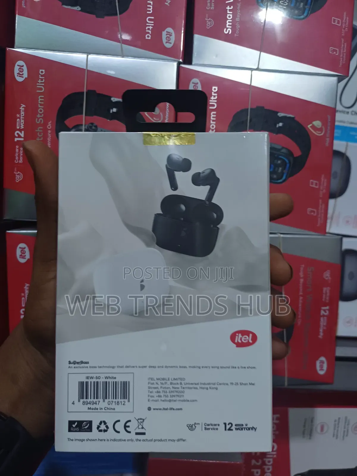 Itel BudsAir 5 (IEW-50) Wireless Earbuds–36h Playtime AI Translation