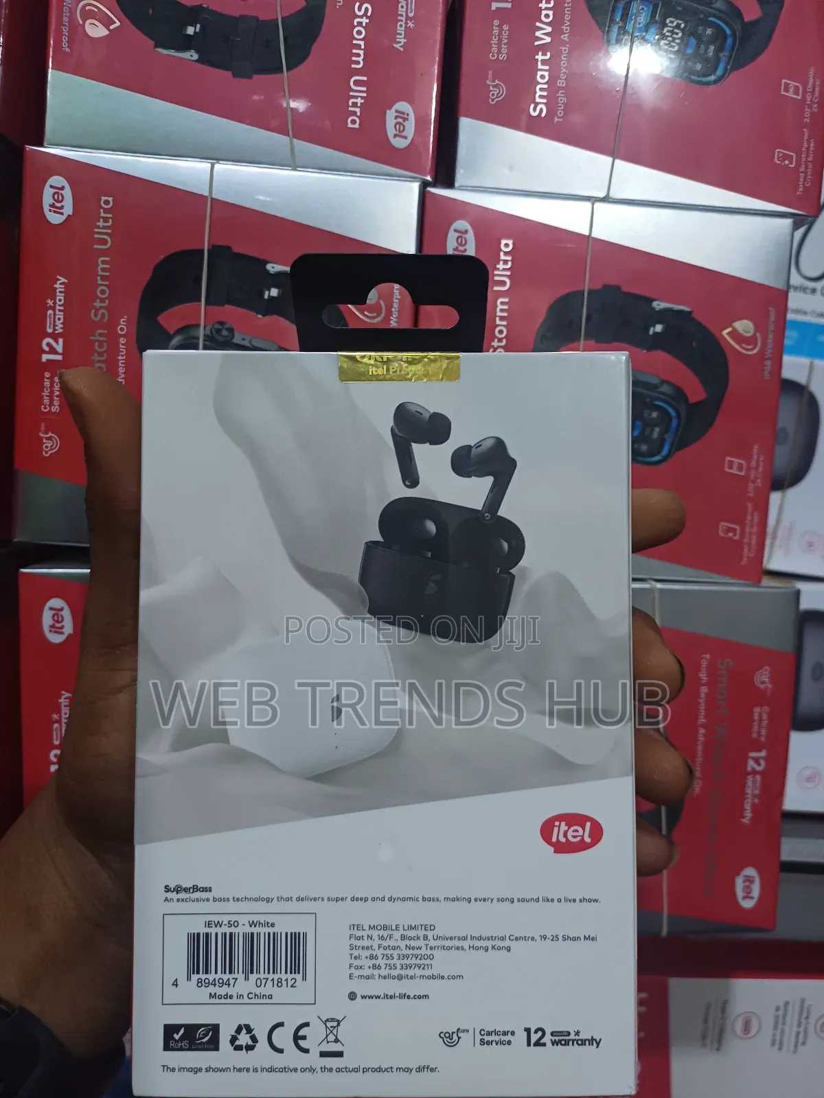 Itel BudsAir 5 (IEW-50) Wireless Earbuds–36h Playtime AI Translation