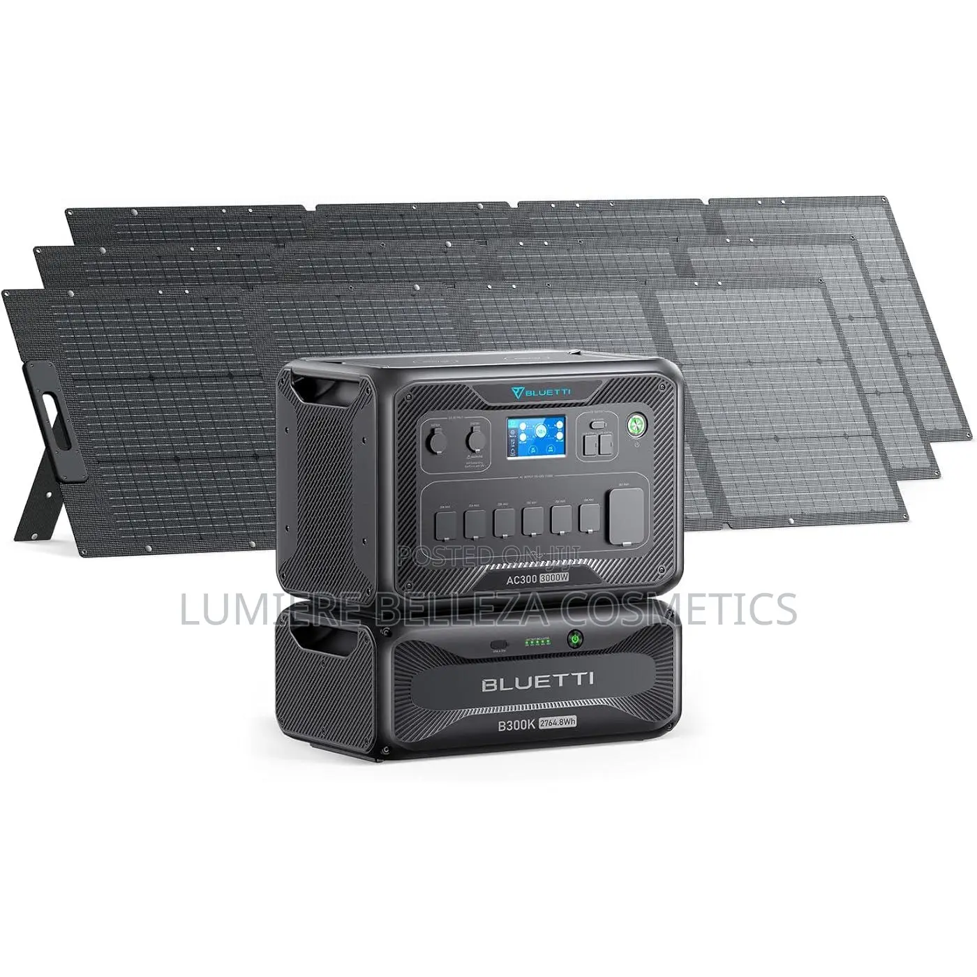 BLUETTI AC300+B300 Solar Generator – Powerful Home Backup System