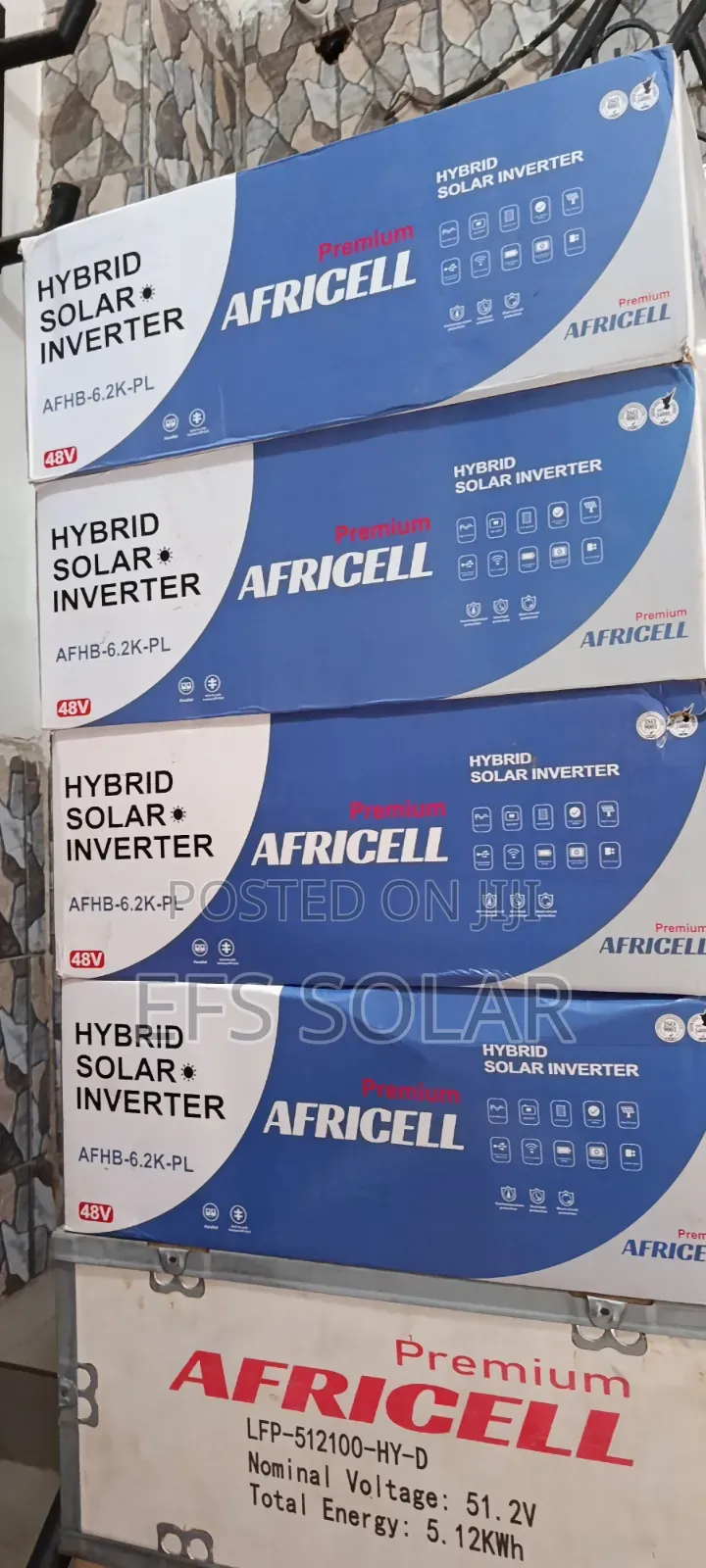 Africell 6.2kVA 48V Hybrid Solar Inverter
