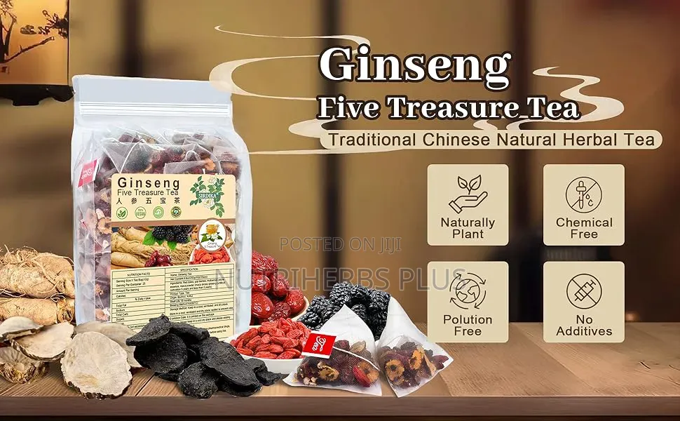 Ginseng Five Treasure Tea (Five Star Vitality Tea)