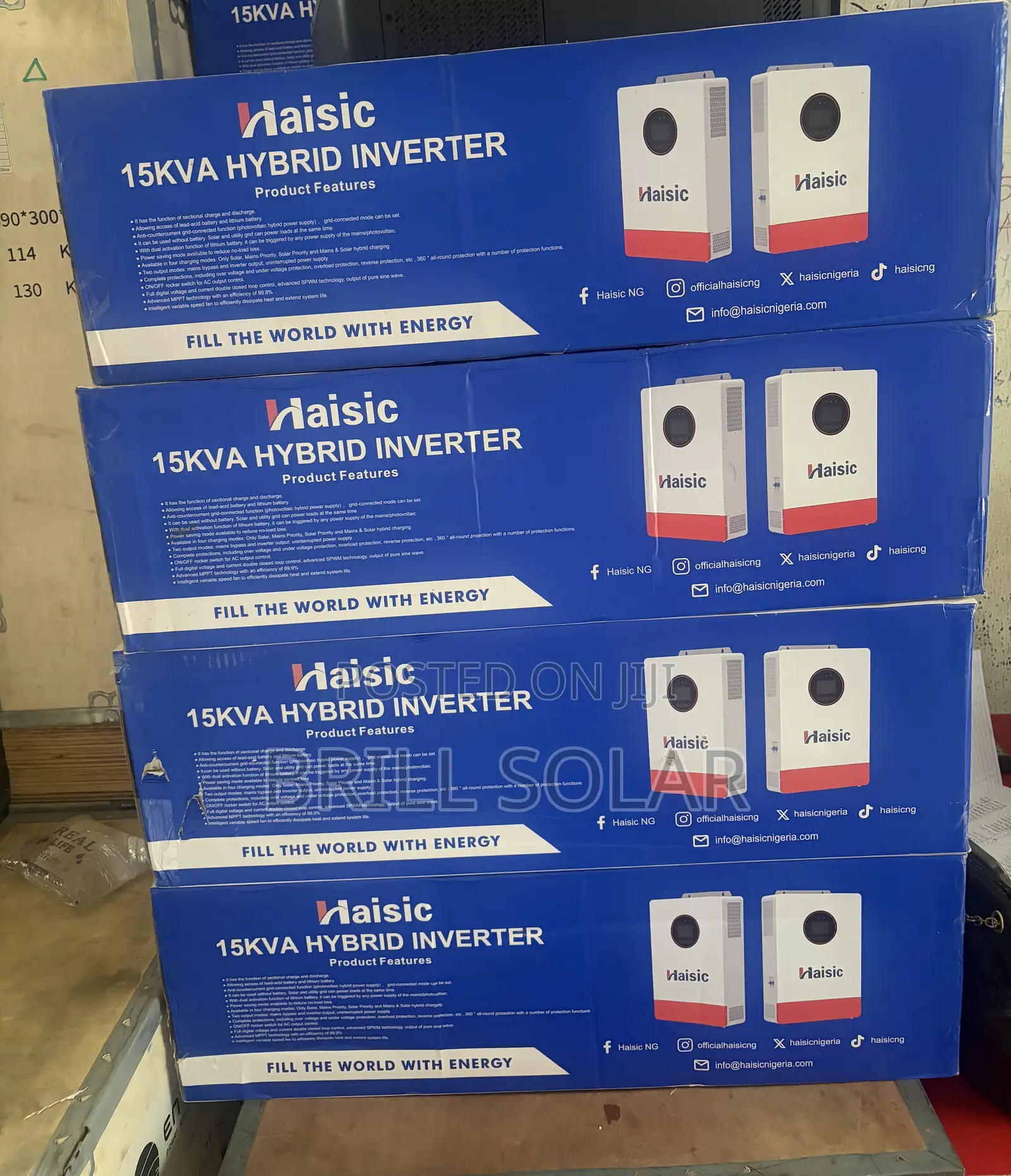 15kVA-48v Haisic Pure Sine Wave Hybrid Inverter