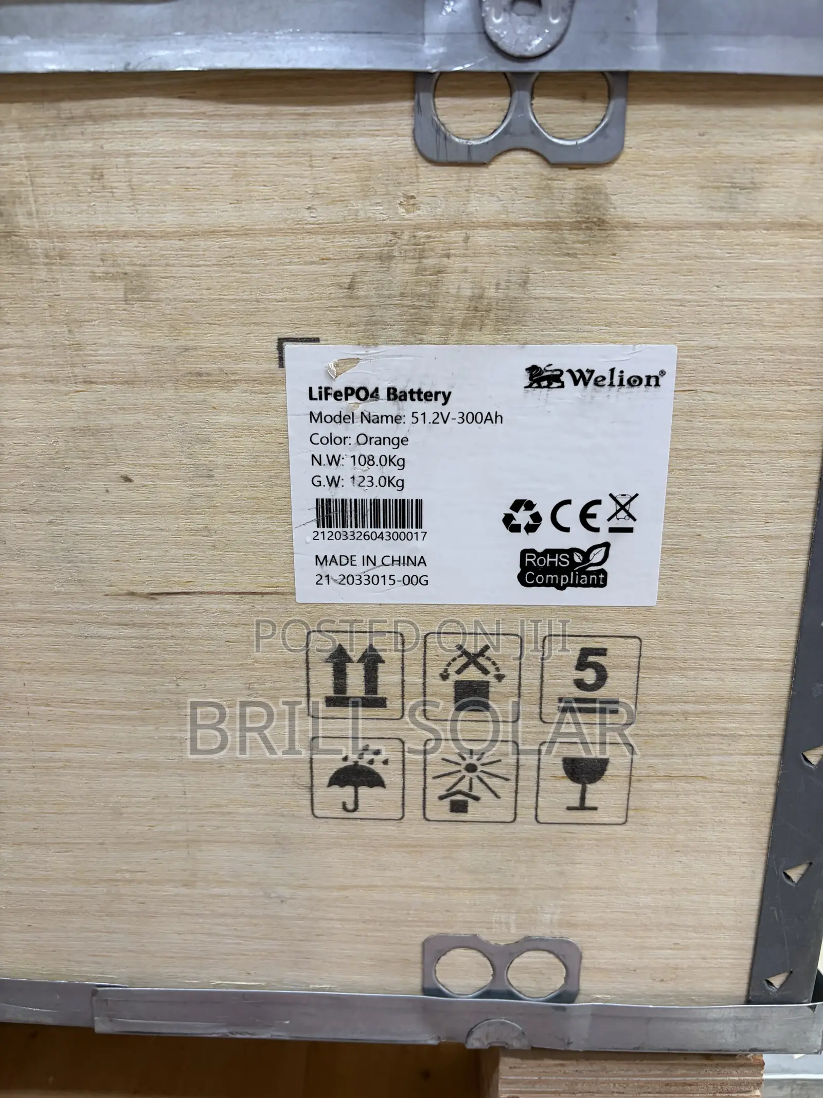 15kWh-51.2v Welion Solar Lithium Battery