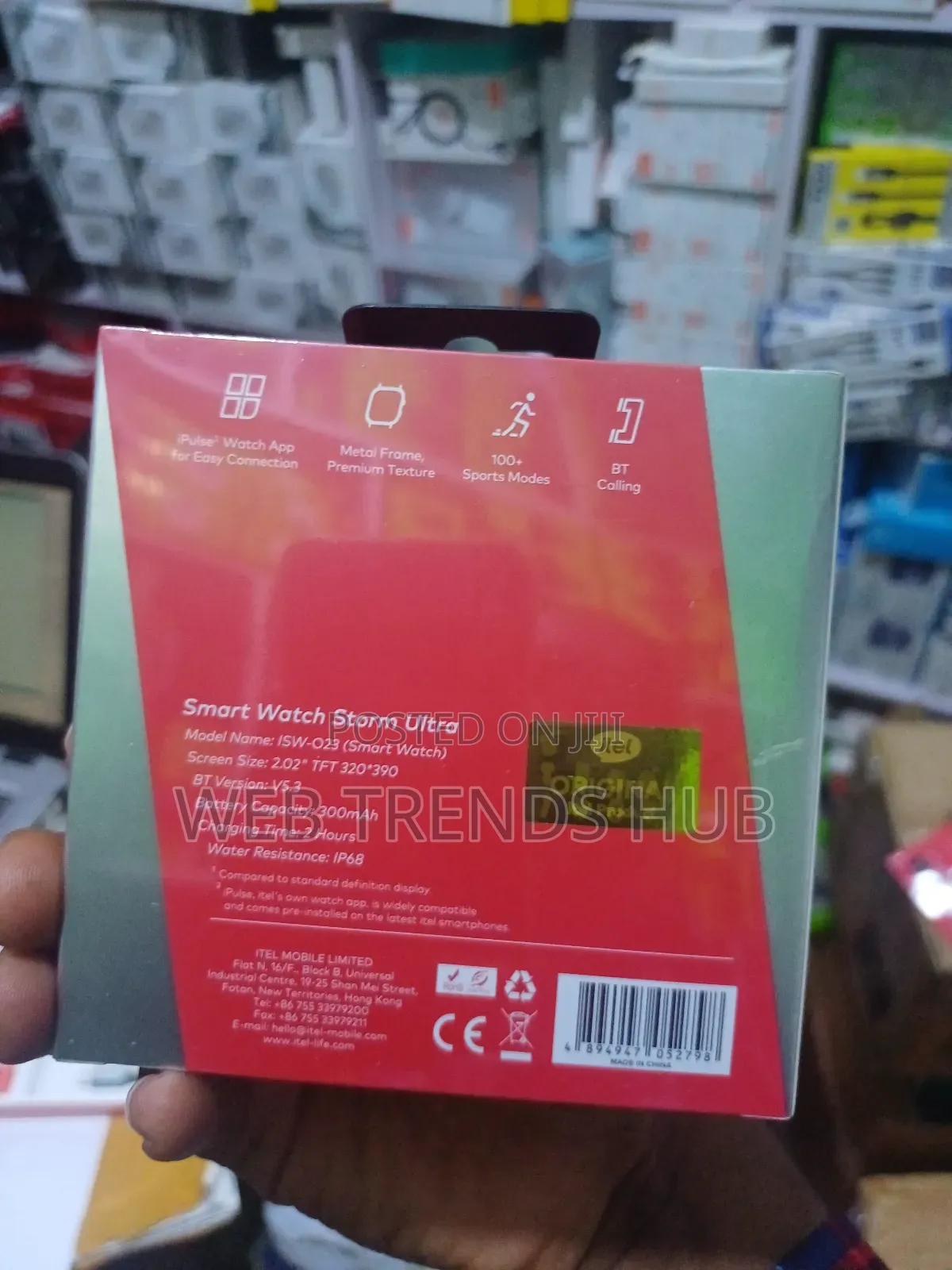 Itel Smart Watch Storm Ultra (ISW-O23) – Bluetooth Calling