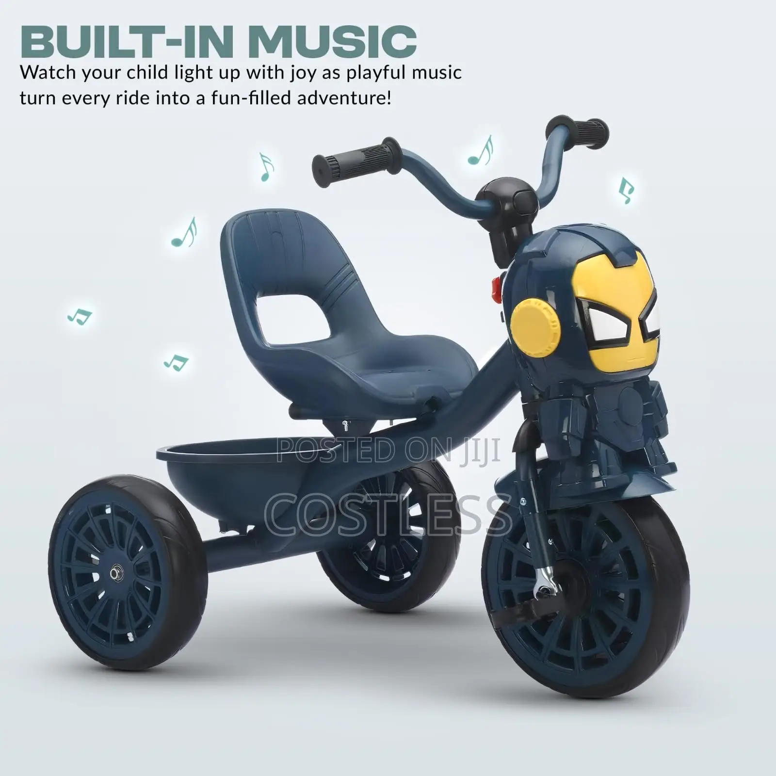 Dark Blue Baybee Blaze Kids' Tricycle