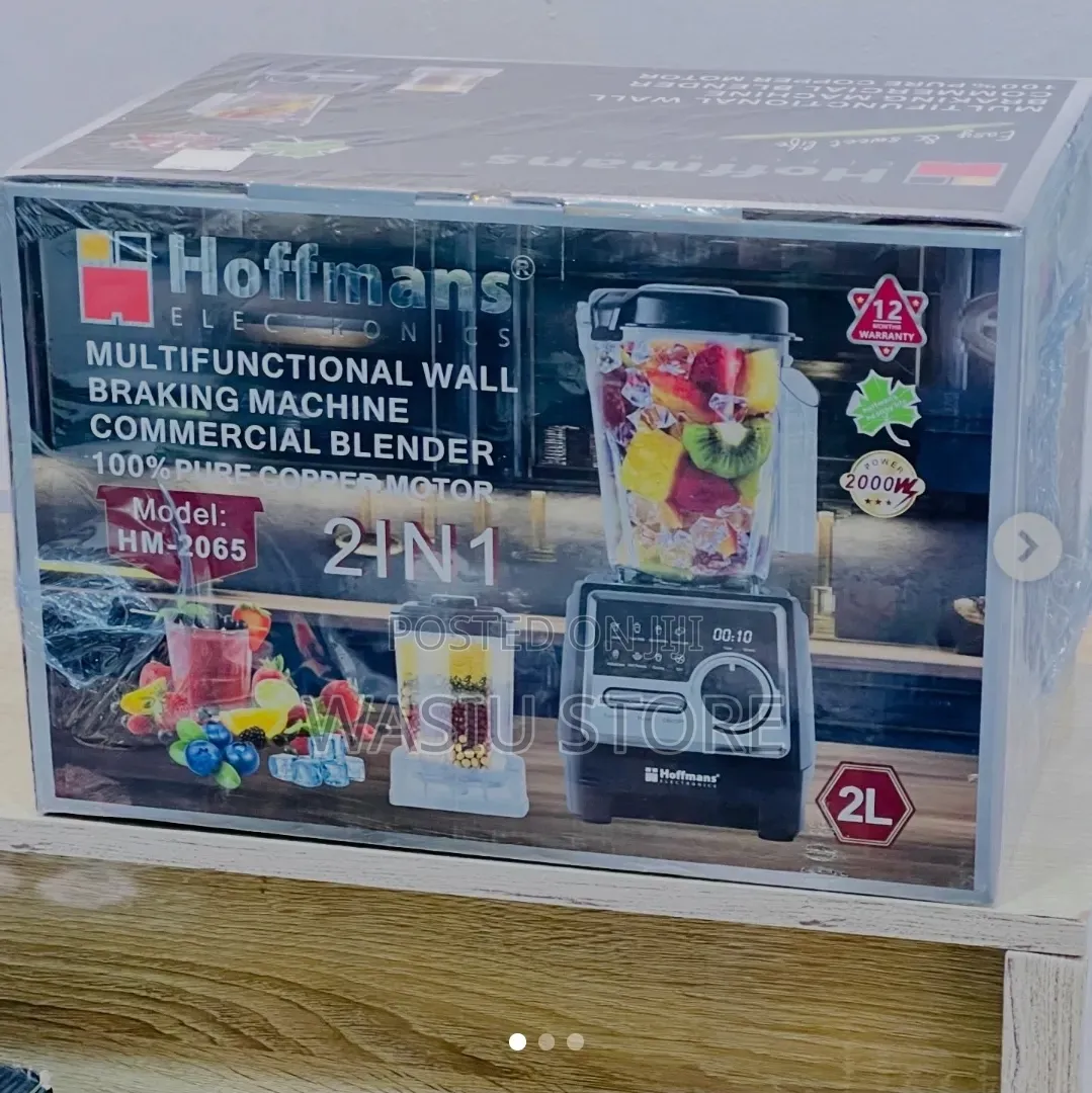 Hoffmans HM-2065 2-in-1 Multifunctional Commercial Blender
