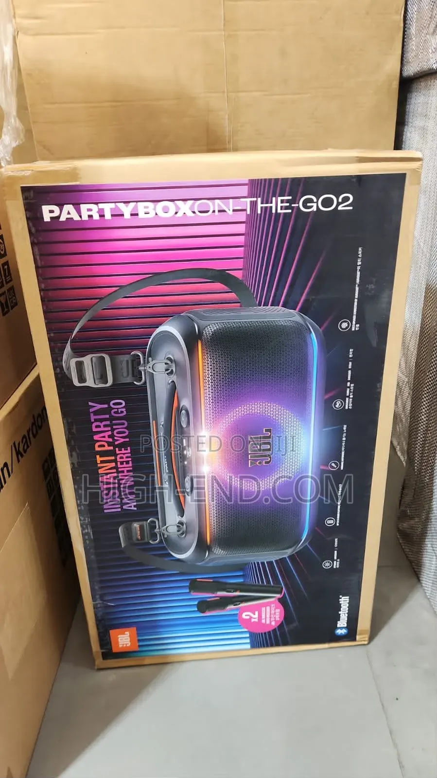 JBL Partybox ON THE GO 2 With Double Mic