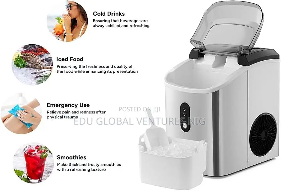 Kogan 15kg Nugget Ice Cube Machine.