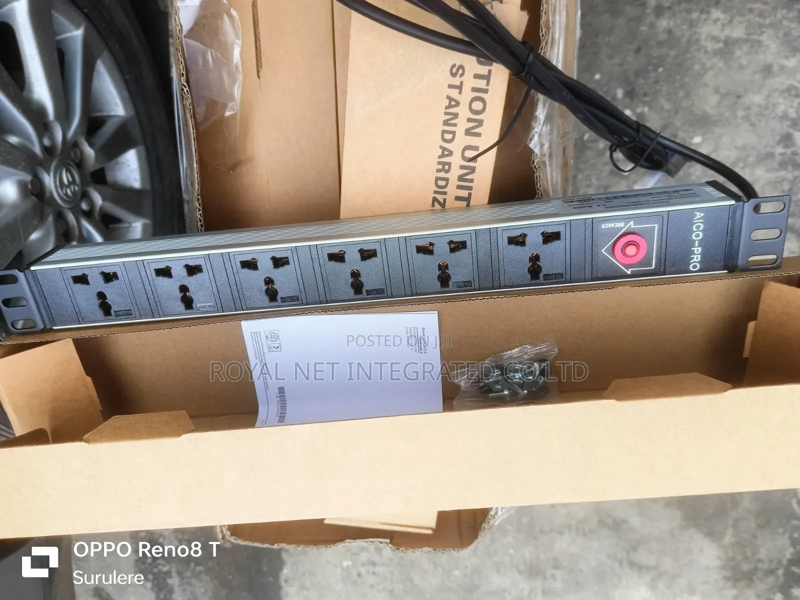 Power Distribution Unit With Surge Protector