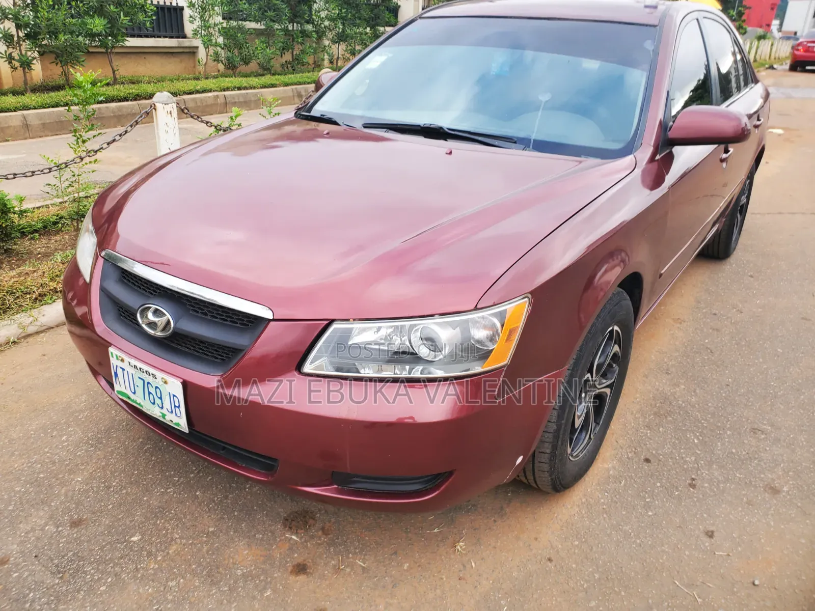 Hyundai Sonata 2009 Red