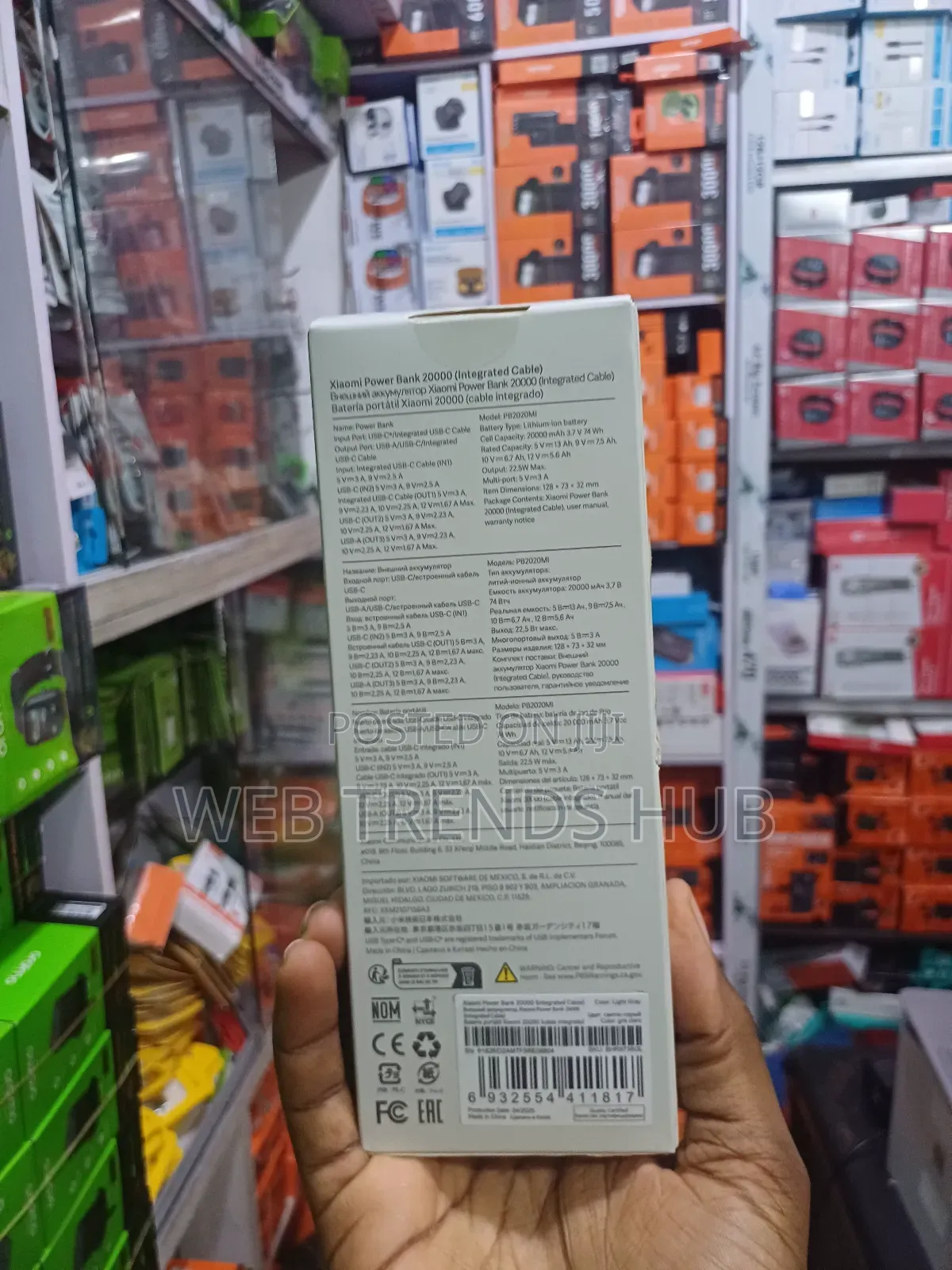 Xiaomi 20,000mAh 22.5W Power Bank With Built-in USB-C Cable