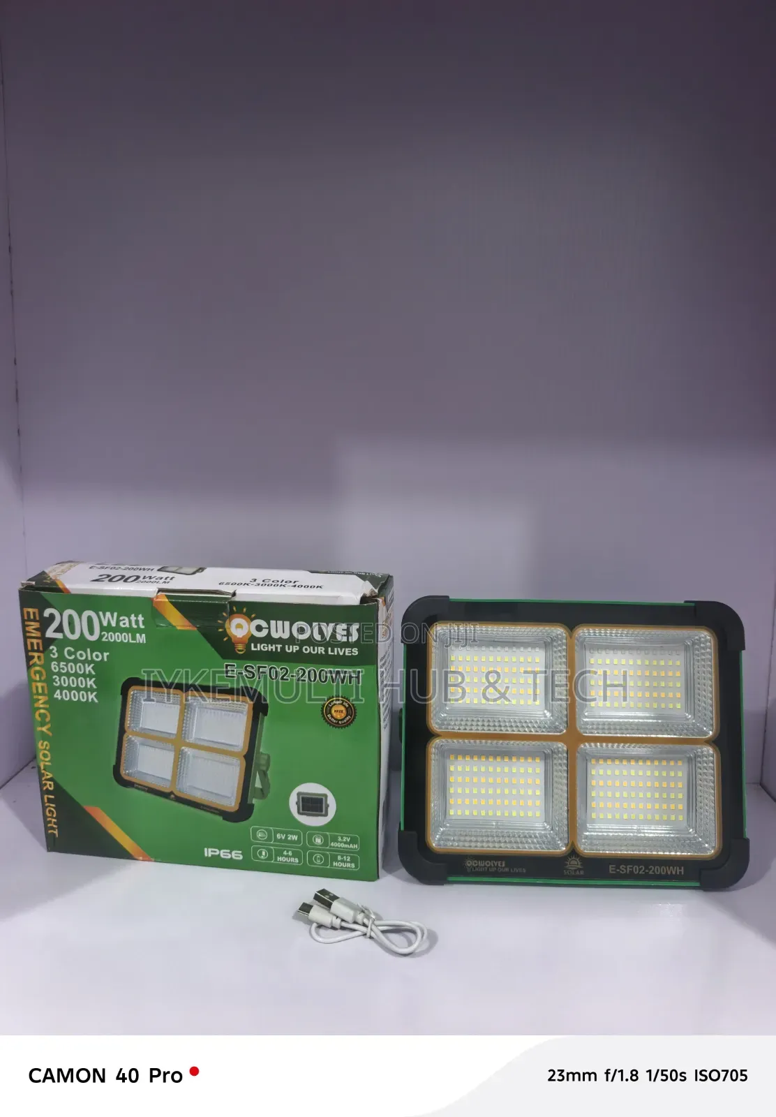 Emergency Indoor Solar Light