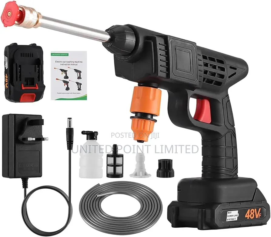 Spray Gun Car Washing Machine Pressure Washer Double Battery