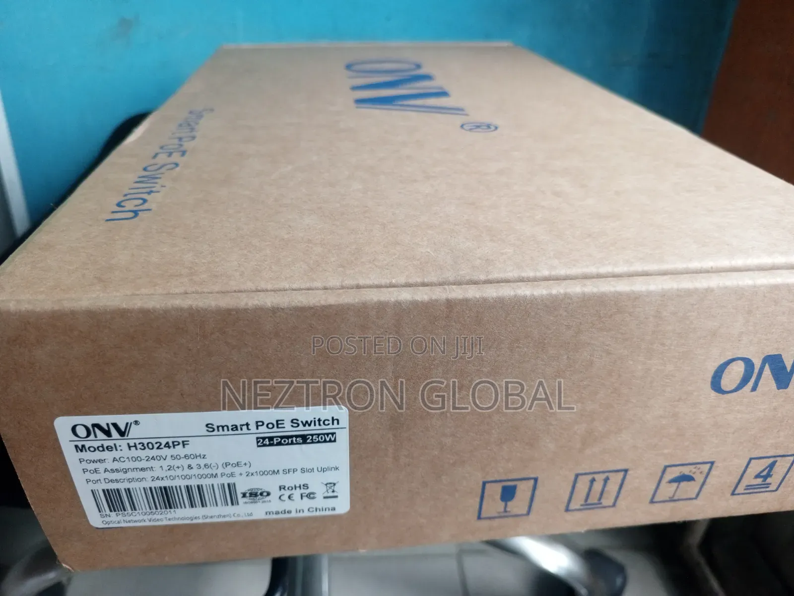 ONV-3024PF Gigabit and POE Switch