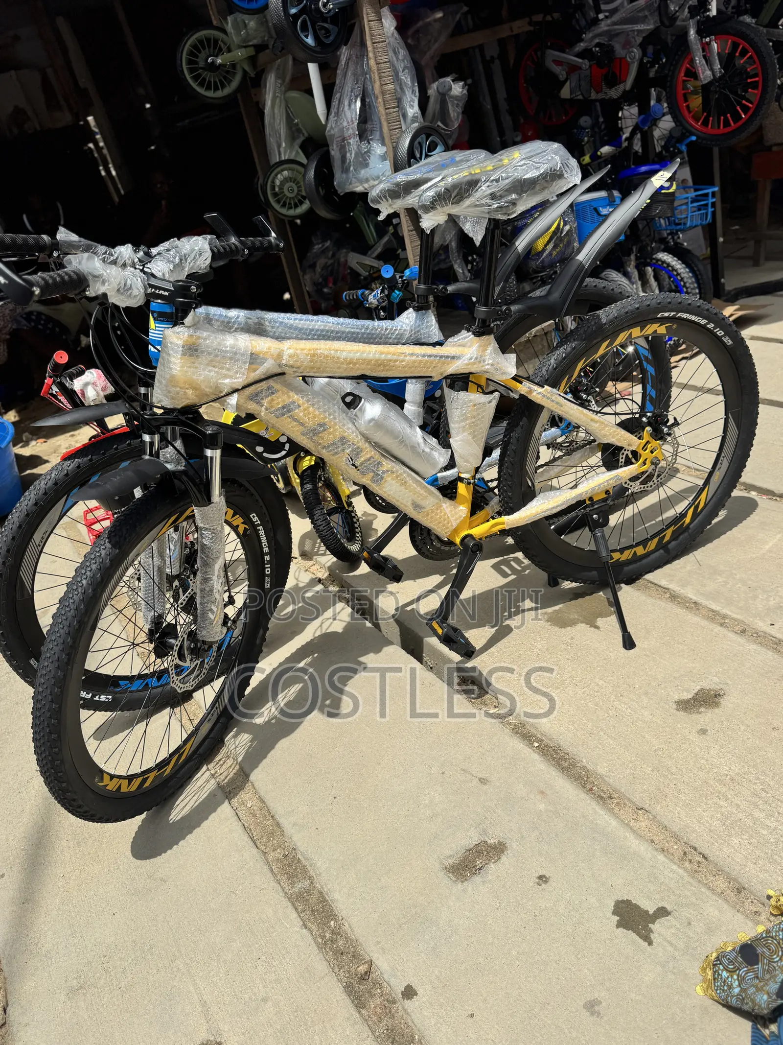 Mountain Sport Bike Features a Strong Frame, Front Suspension